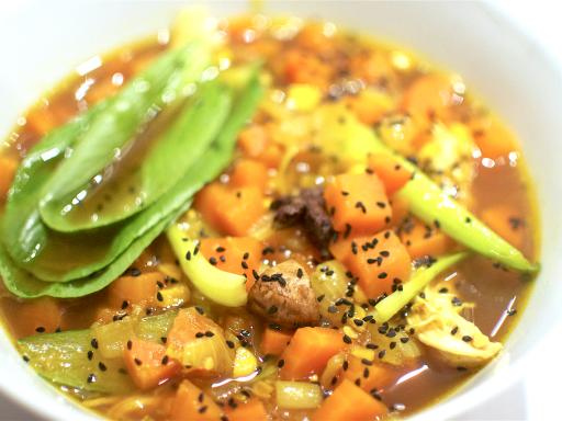 Recipe: Healing Asian chicken soup, finished dish.