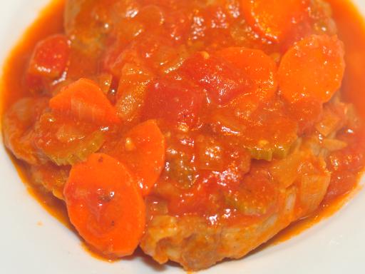 Recipe: Low-fat osso bucco, finished dish.