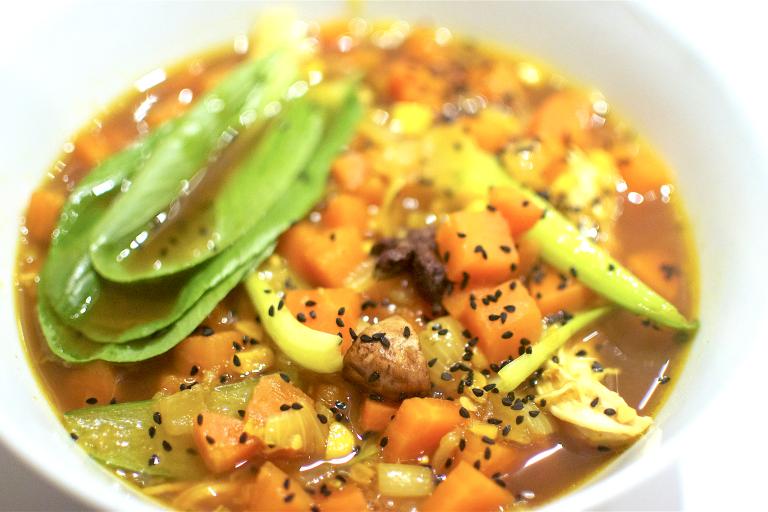 Recipe: Healing Asian chicken soup.