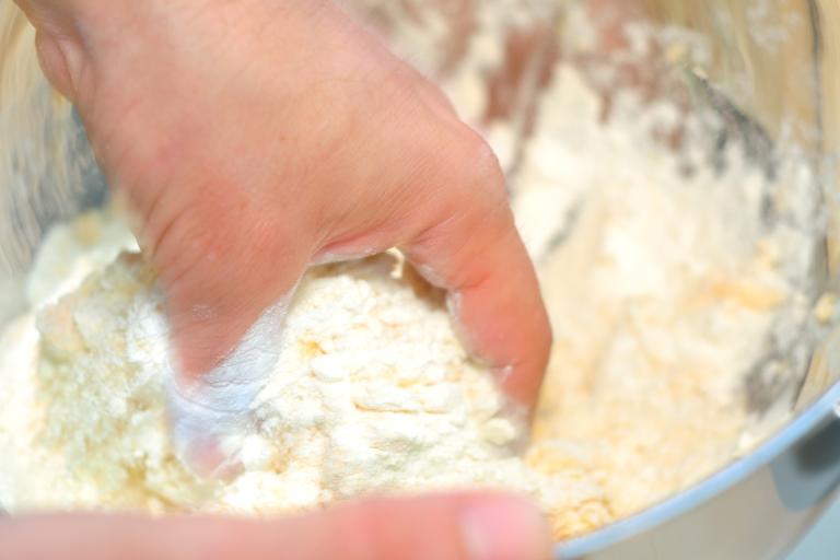 Recipe: Pasta dough. Step b.