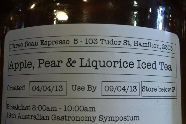 Recipe: Iced Tea - Pear, Apple & Liquorice.